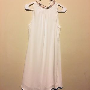 White Choker Dress